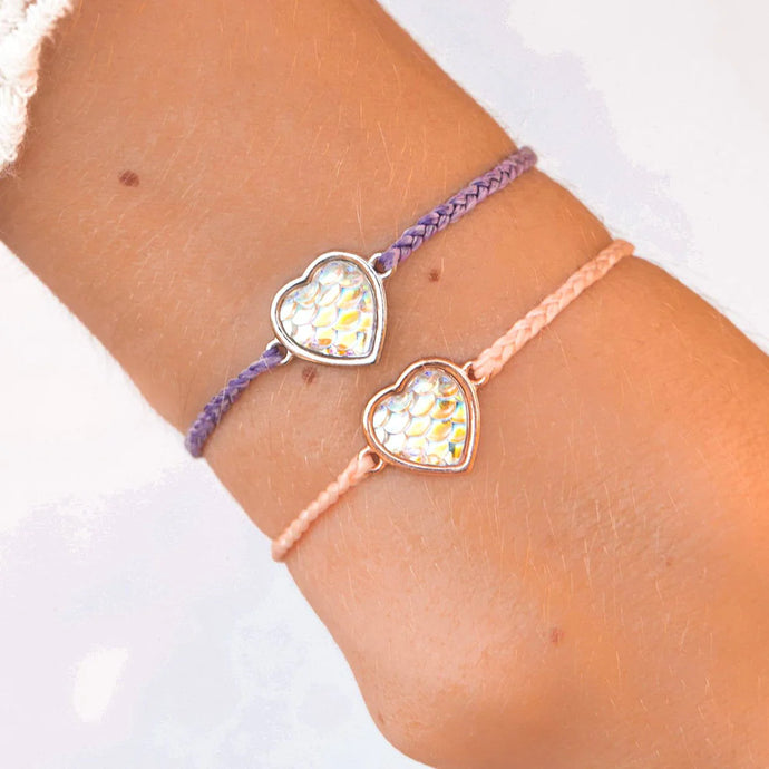 MERMAID HEART ROSE GOLD BRC 5PK