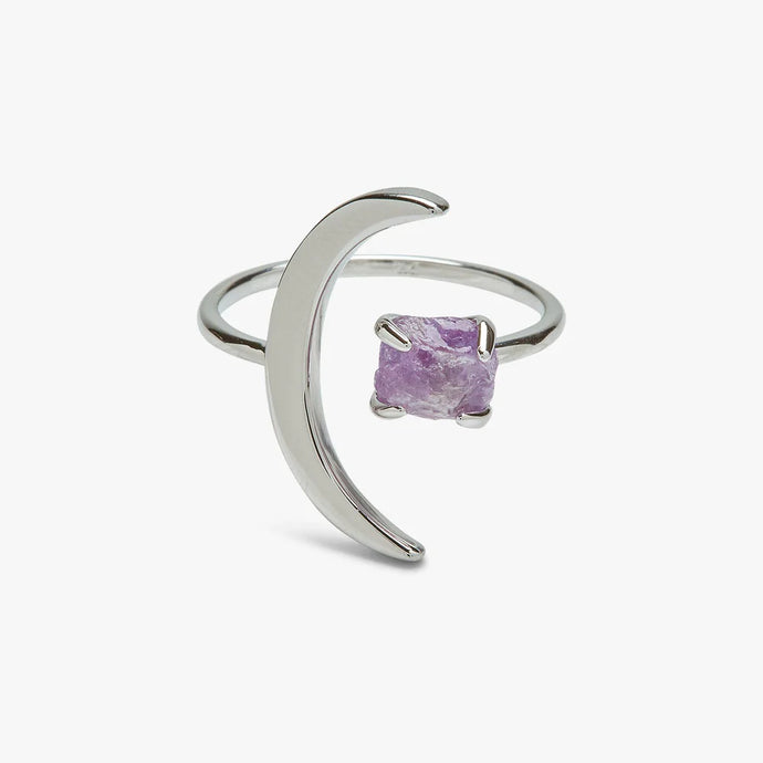 CRESCENT MOON RING 5PK SIZE 8