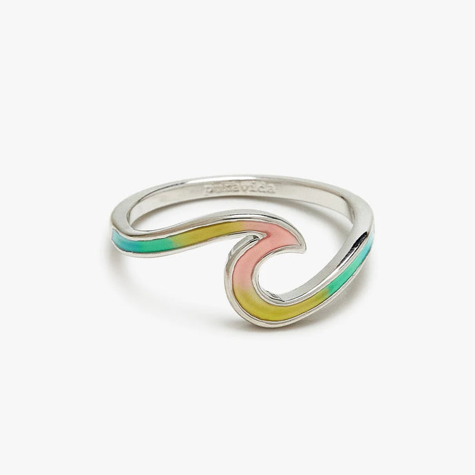TIE DYE WAVE RING 5PK SIZE 8